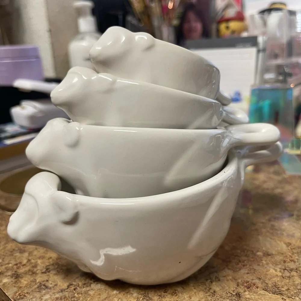 Creative Co-Op Monkey Measuring Cups | Set of 4
